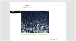 Desktop Screenshot of lanserpublicaffairs.com
